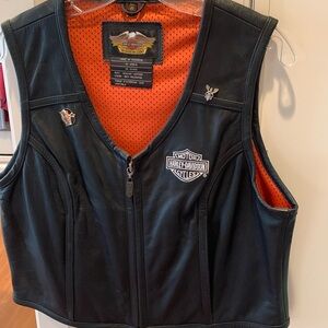 Harley Davidson women’s leather vest